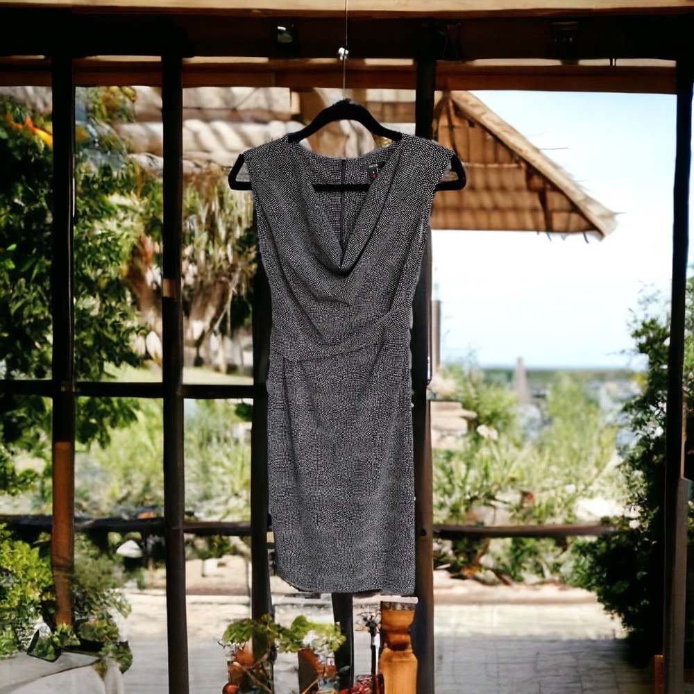 Jacob Dress with Cowl Neckline and Ruching